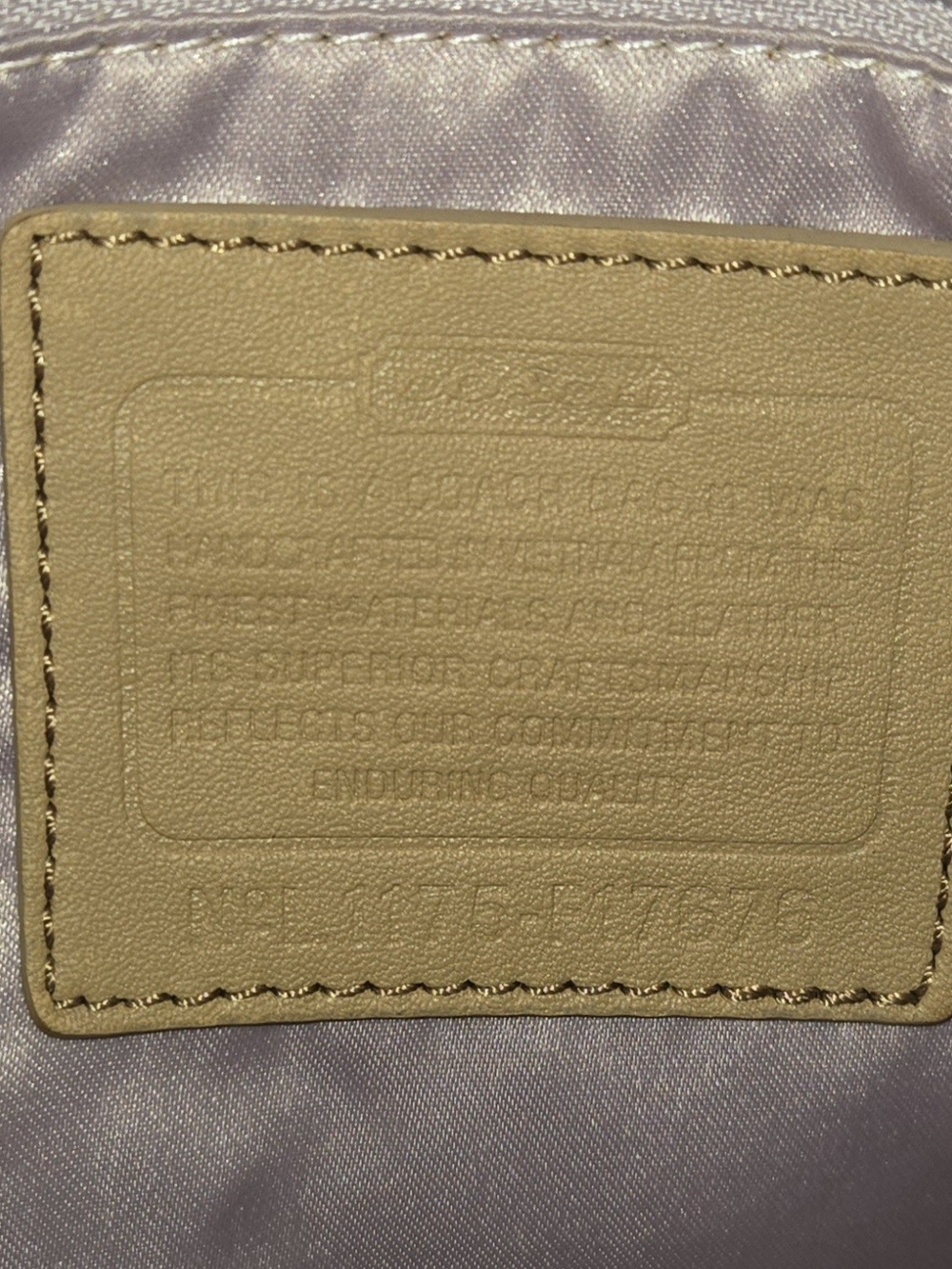 Coach Gallery East West Signature Canvas Tote With Hang Tag - Picture 12 of 15